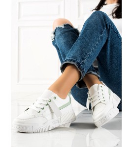 Balti (-os) laisvalaikio batai laisvalaikio batai moteriški su platforma shelovet