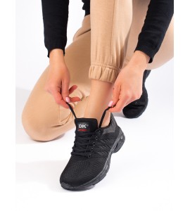 Moteriški juodi (-os) tekstiliniai (-ės) batai sportiniai dk
