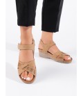Basutės moteriški pilno kulno  camel
