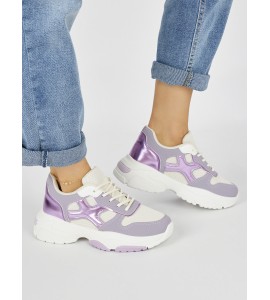 Laisvalaikio batai moteriški violetiniai